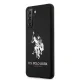 Samsung Galaxy S21 (SM-G991) US Polo Silicone Logo Case Cover (USHCS21SSLHRBK), Black | Чехол Кейс...