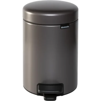 Педальное мусорное ведро Brabantia NewIcon, 3 л, Confident Platinum