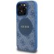 Guess iPhone 16 Pro Max vāciņš 4G Circle with Classic Logo MagSafe, zils
