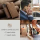 Samsung Galaxy A55 ( SM-A556B/DS ) CASEME Wallet Magnetic Leather Case Cover, Brown | Telefona Vāciņš Maciņš...