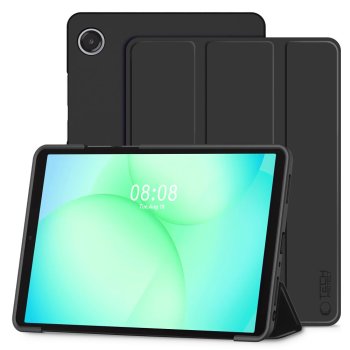 Samsung Galaxy Tab A9+ Plus / A11+ Plus Trifold Tech-Protect SmartCase Protective Cover Case, Black | Чехол...