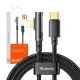 USB-C uz Lightning leņķa kabelis McDodo CA-3390 36W 1.2m Melns