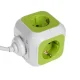Greenblue MagicCube sadalītājs ar 4 ligzdām un 2 USB portiem (1.4m), vācu spraudnis