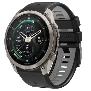 Ремешок Tech-Protect Iconband Pro для Garmin Fenix, чёрно-серый