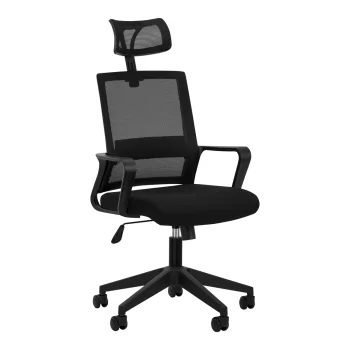 Ergonomiskais Ofisa Mājas Kabineta Biroja Krēsls QS-05, Melns | Ergonomic Office Chair