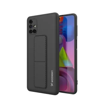 Wozinsky Kickstand Case vāciņš ar statīvu Samsung Galaxy M51, melns