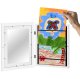Photo Frame for Pictures and Children\'s Drawings, A4 Format, White