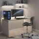 Офисное кресло ModernHome вращающееся с широкой спинкой, регулировка...