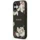 Guess Grained Flowers Classic Logo MagSafe Phone Case Cover iPhone 17 - black