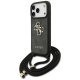 Guess 4G Big Logo crossbody maciņš ar plecu auklu iPhone 17 Pro – melns | Phone Case Cover