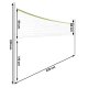 Neo-Sport Volleyball and Badminton Net with Stand, 570 cm