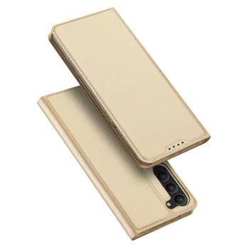 Чехол-книжка Dux Ducis Skin Pro для Samsung Galaxy S23+, золотистый