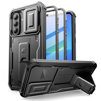 Bruņots vāciņš Tech-Protect Samsung Galaxy A36 / A37 5G Kevlar Cam+ Melns | Phone Case Cover