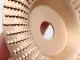 Koka frēzēšanas un slīpēšanas disks leņķa slīpmašīnai, 125 mm, zelta