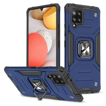 Чехол Wozinsky Ring Armor для Samsung Galaxy A42 5G с кольцом-подставкой, синий