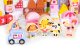 Деревянный конструктор Конфетный город 116 деталей ECOTOYS