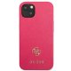 Apple iPhone 13 Mini 5,4\" Guess Saffiano 4G Small Metal Logo Case Cover, Pink | Чехол Кейс Бампер...