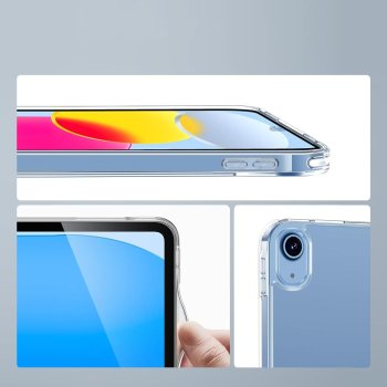 Tech-Protect FlexAir Hybrid vāciņš iPad 10.9" (2022) / 11" (2025) - Caurspīdīgs