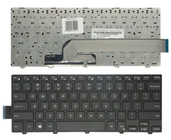 Dell Inspiron 14 klaviatūra (3000, 3441, 3442, 3451), melna