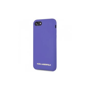 Apple iPhone 8 / 7 / SE (2020) (2022) 4.7" Karl Lagerfeld Silicone Cover Case, Purple | Чехол Кейс...