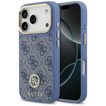 Guess 4G Strass Logo MagSafe vāciņš iPhone 17 Pro - Zils | Phone Case Cover Blue