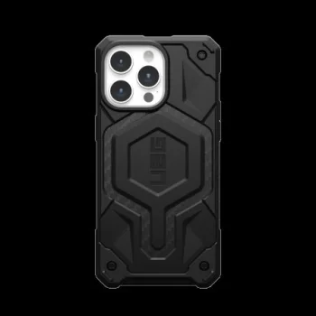 Apple iPhone 15 Pro Max 6.7'' UAG MagSafe Monarch Pro Hard Case Cover, Black Carbon | Чехол Кейс Кабура...