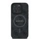 Guess 4G Ring Classic Logo MagSafe vāciņš iPhone 16 Pro Max, Melns