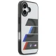 Чехол BMW M IML Metal Buttons Tricolor Lines MagSafe для iPhone 17 Серый