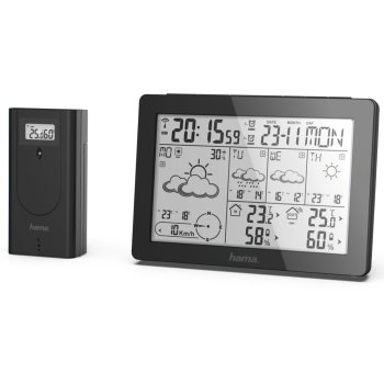 Метеостанция Hama Meteotime 186369, черная