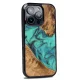 Уникальный чехол Bewood для iPhone 16 Pro - бирюзовый