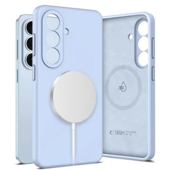 Tech-Protect Silicone MagSafe vāciņš priekš Samsung Galaxy S26, zils