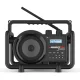 Būvlaukuma radio PerfectPro DABBOX, DAB+/FM, Bluetooth, IP54, melns