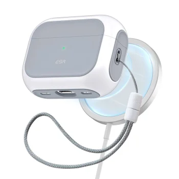 ESR Apple AirPods Pro 1 / 2 maciņš Orbit HaloLock MagSafe, balts