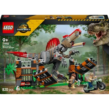 LEGO Jurassic World 77982 Spinozaura bēgšana būvēšanas komplekts