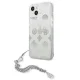 Guess iPhone 13 mini vāciņš Peony Chain Collection, sudraba
