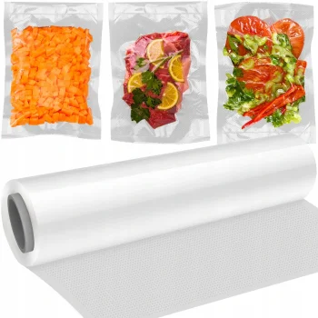 Vacuum Sealer Bag Roll for Food, 28×600 cm, Textured