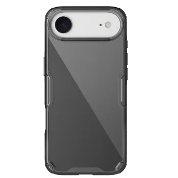 Nillkin iPhone 17 Air vāciņš Nature TPU Pro, caurspīdīgs melns