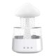 Ruhhy Air Humidifier with Night Light and Rain Effect, 450 ml, White