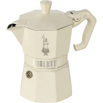 Bialetti Moka Exclusive espreso kafijas kanna, 3 tases, bēša
