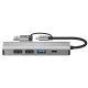 Tech-Protect HB03 5in1 USB-C un USB-A centrmezgls ar RJ45, pelēks