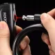 Rockbros RKS515-BK Keyed Bicycle Lock, 1.1 m, Black