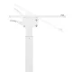 Ergonomisks galds Maclean MC-892W, regulējams augstums (balts)