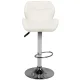 Activeshop M01 Adjustable Bar Stool, White