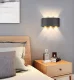 Настенный уличный светильник, двунаправленный LED, 6W, черный