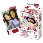 Momentfoto Filma Fujifilm instax Mini Film Heart Sketch (10 gb.) | Instant Film