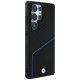Чехол BMW Leather Textured and Smooth MagSafe для Samsung Galaxy S25 Ultra Черный