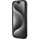 Karl Lagerfeld Silicone Ikonik Metal Pin Case for iPhone 15 Plus / 14 Plus, Black