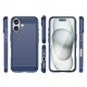 Чехол для iPhone 16 Plus Carbon Case, синий