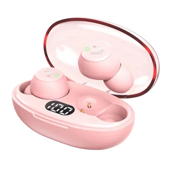 ONIKUMA T305 Gaming Bezvadu TWS Austiņas Ausis ar Uzlādes Kasti, Rozā | Wireless Bluetooth Earphones Earbuds