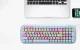 MOFII Candy BT Bezvadu mehāniskā tastatūra klaviatūra ar apgaismojumu Bluetooth/USB, zils | Wireless Mechanical...
